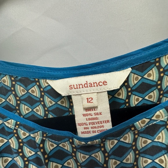 Sundance Silk Shift Dress size 12 - Picture 2 of 11